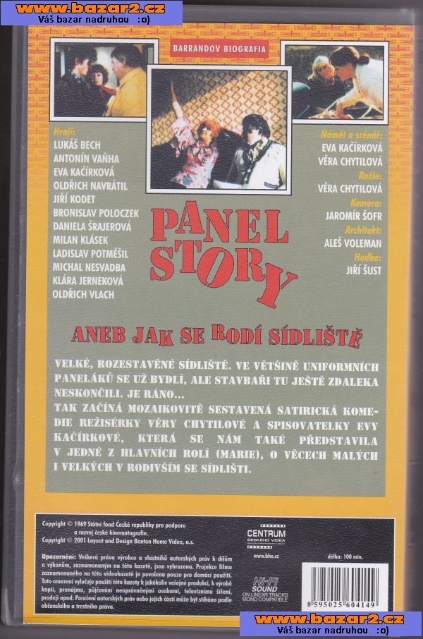 VHS VĚRA CHYTILOVÁ-PANELSTORY