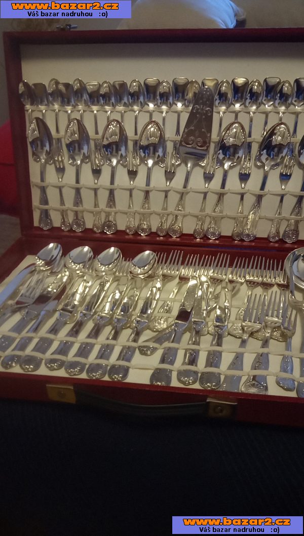 Silver Plated Cutlery by Italy - postříbřená sada příborů