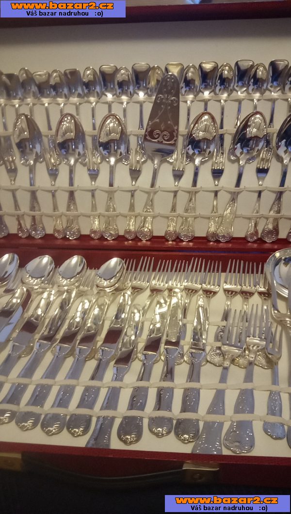 Silver Plated Cutlery by Italy - postříbřená sada příborů