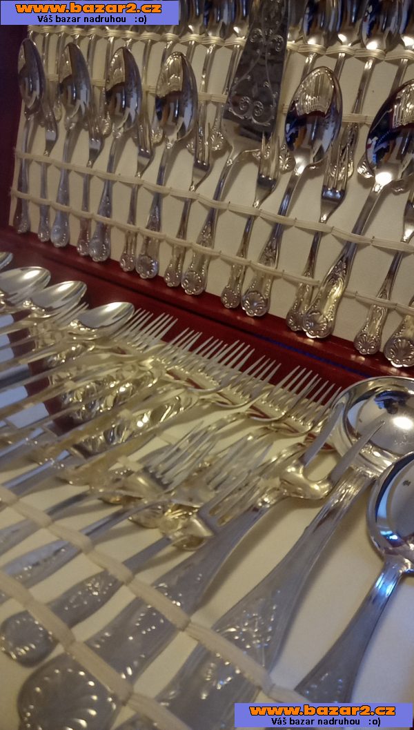 Silver Plated Cutlery by Italy - postříbřená sada příborů