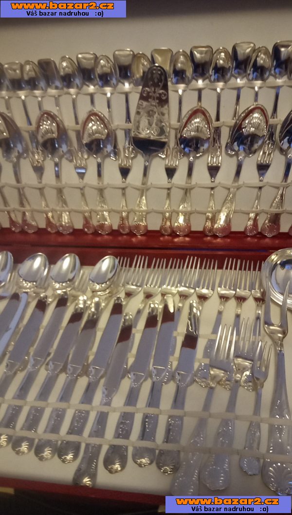 Silver Plated Cutlery by Italy - postříbřená sada příborů