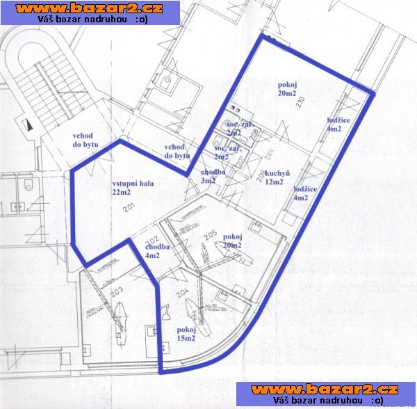 Prodej atypického bytu 3+1+ hala/2xL (108m2), ul. Pražská, Kostelec nad Černými 