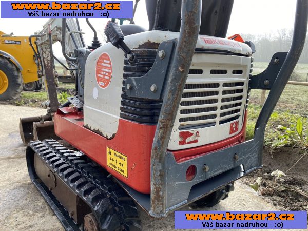 Minibagr Takeuchi TB-IO8T - velmi dobrý stav