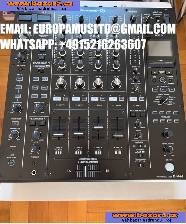 Nové Pioneer DJM-A9 DJ Mixer, Pioneer DJ DJM-V10-LF Mixer, Pioneer DJ DJM-S11