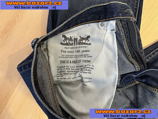 LEVISKY originál pánské jeans LEVI STRAUSS Levi´s® 511 W34/L32